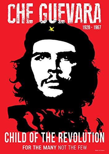 Revolutionary Póster Che Guevara Alta resolución Niño de la Revolución, Cubano, diplomático, A2 (16.54 X 23.39)