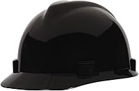 Vista 20 de MSA V-Gard Cap Style Safety Hard Hat Suspension Polyethylene Shell, Superior Impact Protection, Self Adjusting with Crown Straps Fas-Trac III