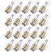 YITAMOTOR 921 RV Interior LED Light Bulbs, T10 912 194 LED Camper Light Replacement Bulbs for RV Car Dome Map Door License Plate Trailer Backup Reverse Lights, Warm White 42-SMD Super Bright, 20-Pack
