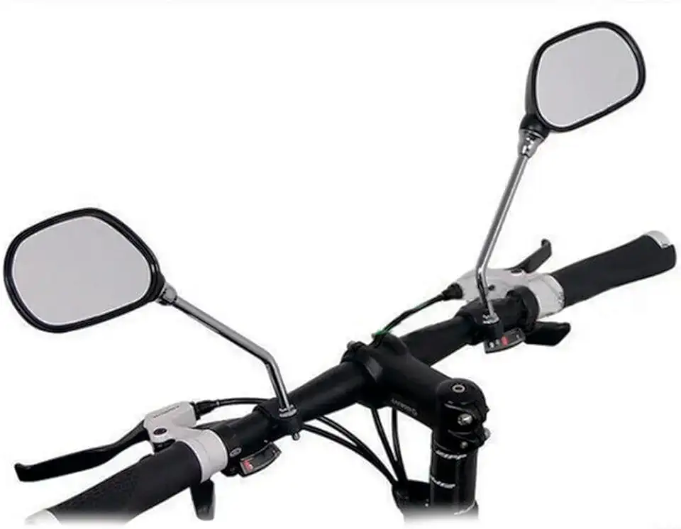 Espelho Retrovisor Com Refletor Para Bicicletas bike Urbanas MTB Speed E motos Mobilete Bikelet Scooters patins Ajustavel guiador Guidão