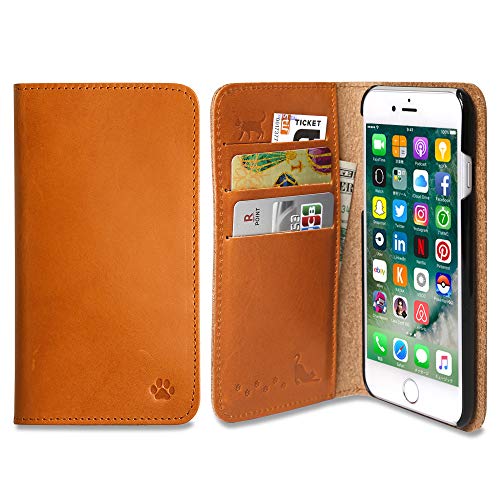 スマホケース Sony Xperia XZ3 手帳型 ケース 栃木レザー 猫 肉球 刻印 本革レザー カード収納 手帳型ケース (キャメル) au エーユー