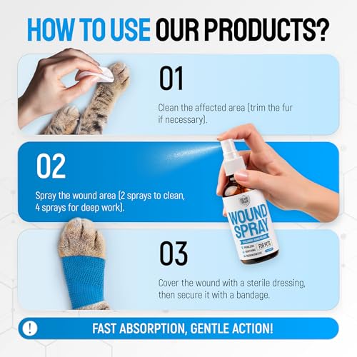 Image of Dog Wound Spray for Pets - Colloidal Silver Wound & Skin Care for Dogs & Cats + Secret Product in a Set - Help with Rashes, Hot Spots, Itches, Scratches, Skin Irritations, Bites & Burns