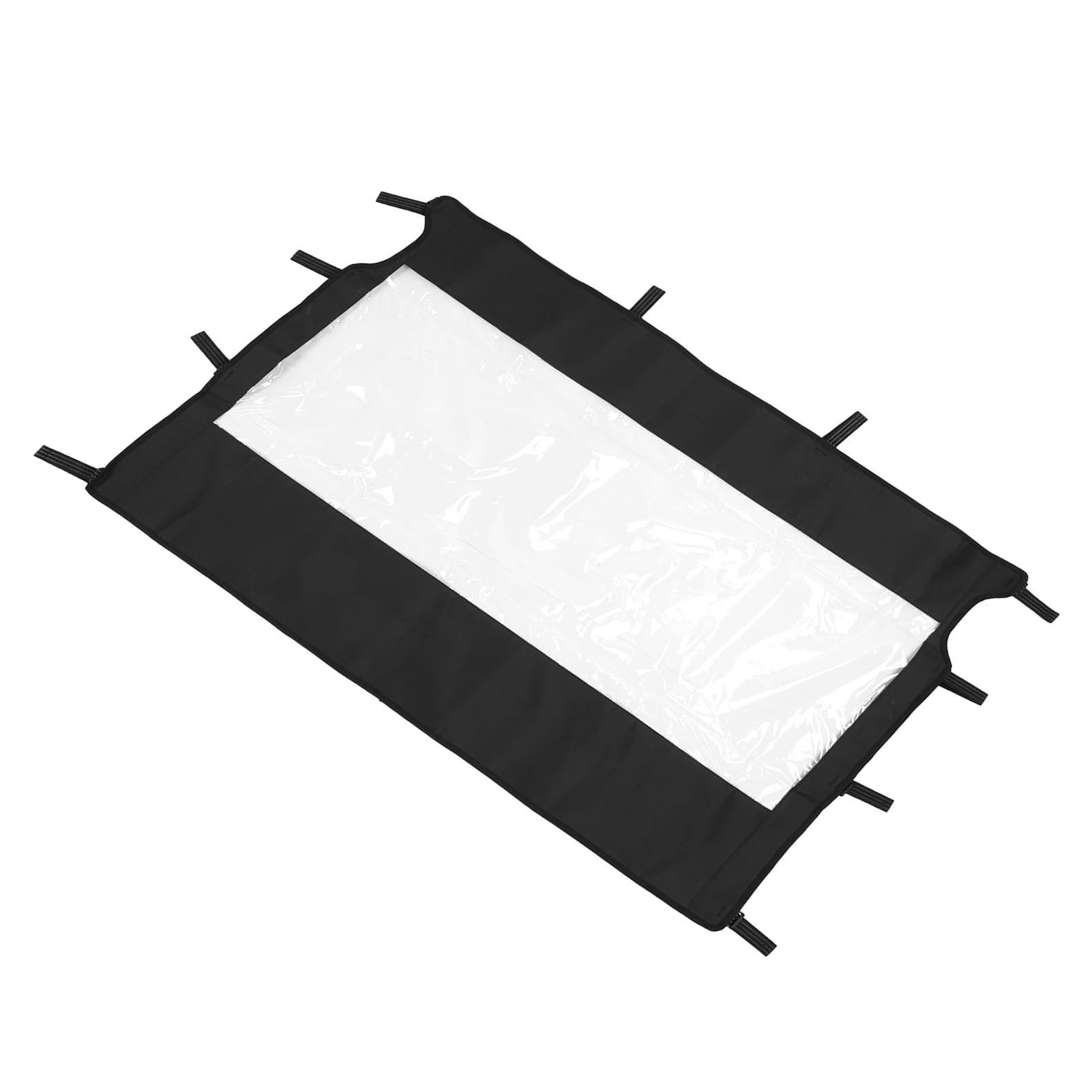 Jiawu Réglez à Rhino 450 660 700 UTV PVC Remplacement du Pare-brise Avant - Faire de la Vitre Arrière Transparente et Solide pour la commodité et le Confort