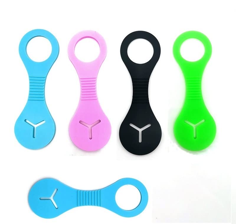 Hundekotbeutelhalter,5 Stück Hundeleinen Kotbeutelhalter,Silikon Hundekotbeutelhalter,Hundekot Pickup Kotbeutel Halter,Kotbeutelhalter,Silikon Kotbeutelhalter