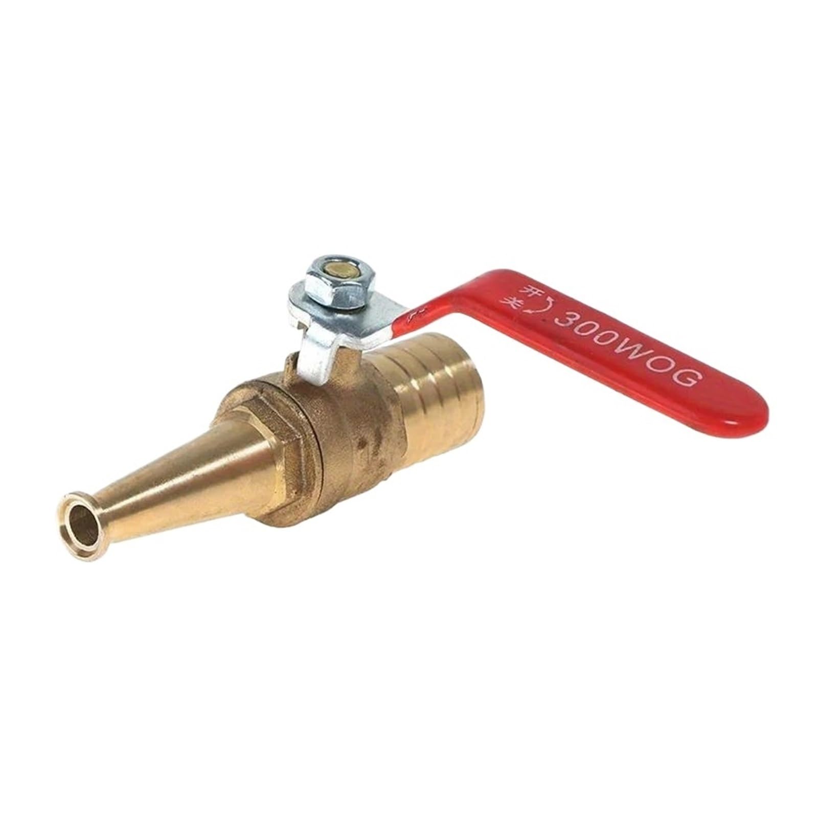 Copper Ball Valve with Handle, Water Oil Gas Fuel Line Shutoff Valve for Water Pipe Spray Gun Fire Pipeline