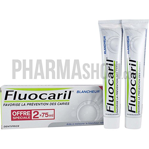 Fluocaril Whiteness 2 x 75ml by Fluocaril