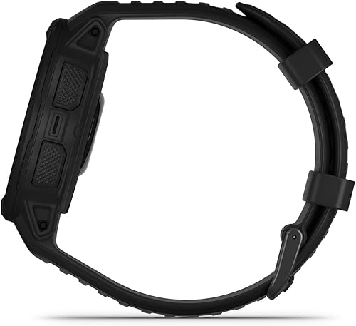 Miniatura 8 de Garmin 010-02627-13 Instinct 2 - Reloj inteligente solar, edición táctica, paquete negro con Deco Essentials, 2 pulseras tácticas de emergencia