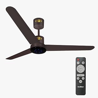 Khaitan Aeroslim - 1200mm BLDC Ceiling Fan with Remote | 5 Star Rated | Durable & Long-lasting | Energy Saving | 2-Years W... Price In India