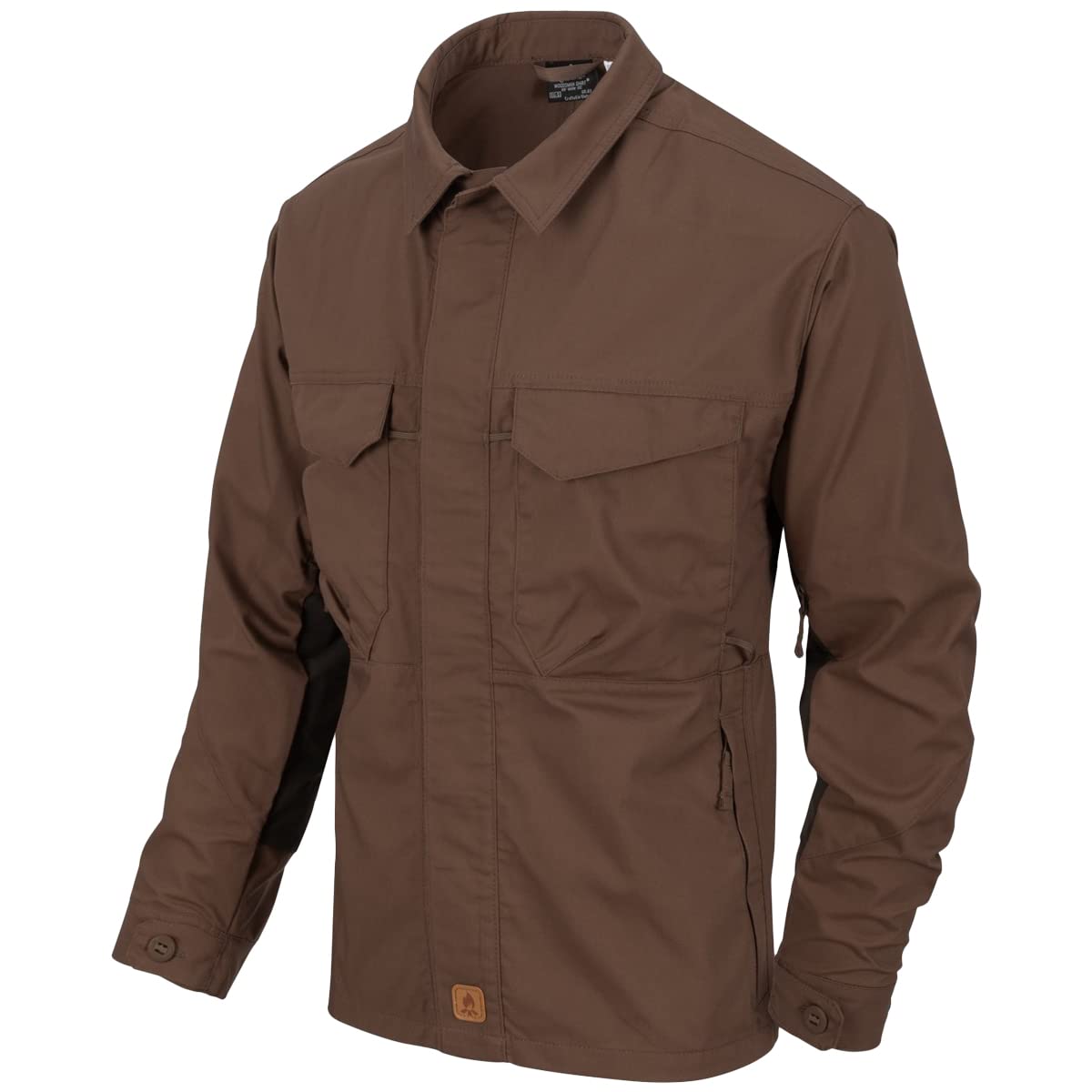Helikon-Tex Men's Woodsman Shirt Earth Brown/Black A Size M