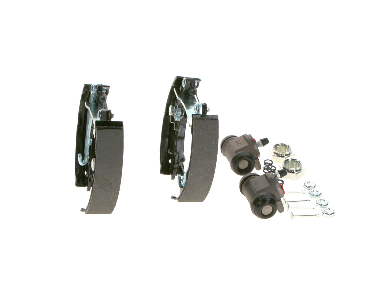 Bosch KS027 Kit Super Pro - Kit de frein à tambours arrière - 1 jeu complet prémonté, 2 cylindres de roue, 4 mâchoires de frein