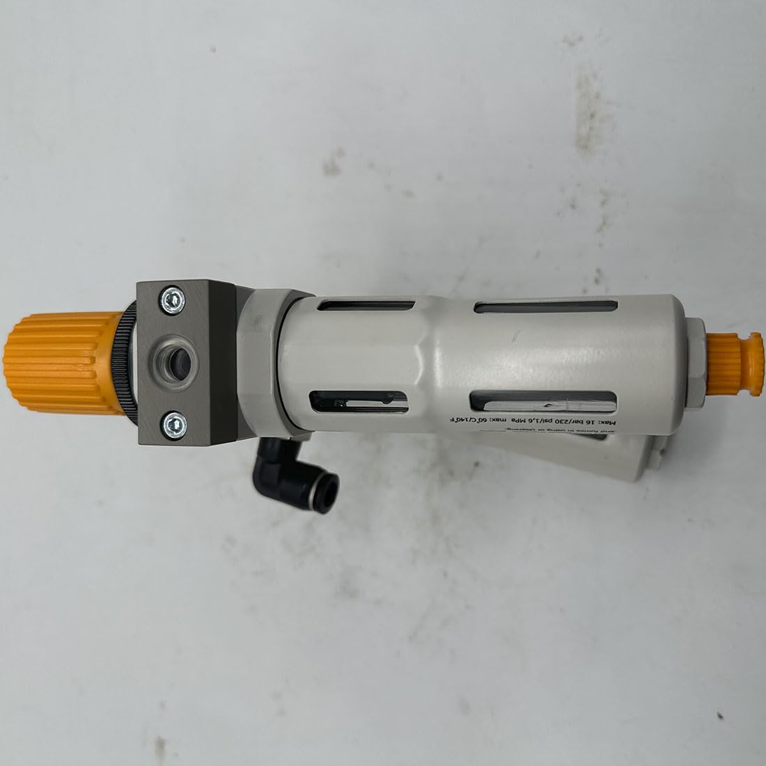 HNZZQFR 1PC Tire Stripping Machine Accessories Atomizer Pressure Regulating and Reducing Valve Oil-Water Separator Filter Atomizer Long Cup Triple Medium Elbow Oil Water Separator