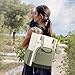 LOVEVOOK Diaper Bag Backpack, Large Capacity Portable Baby Bag with Foldable Diaper Changing Pad, Waterproof Baby Diaper Bags Gift for Mon Dad, Olive Green