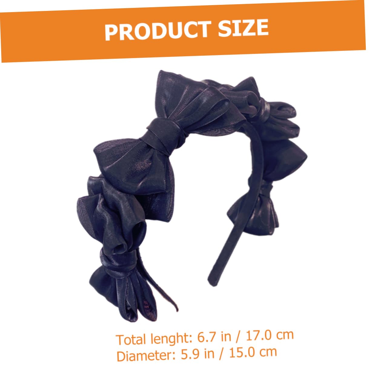 MAGICLULU 5 Pezzi Di Fasce Per Con Fiocco Di Per Donne Set Di Fasce Con Fiocco Copricapo Alla Moda Per Donne Per Cerimonie Cosplay