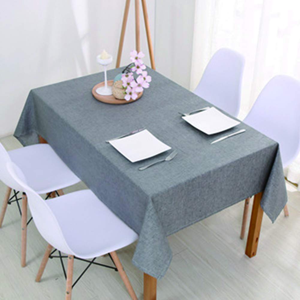 Nappe en lin coton antitache pour en finir avec les corvées de table