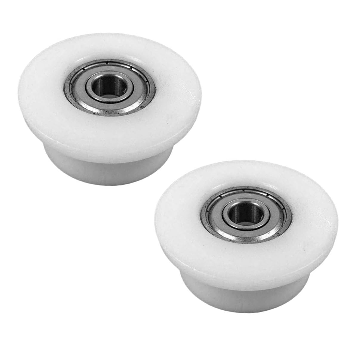 Teron 4 PCS Rudermaschine Lager Rollen, Ruderrad Lager Roller Ausrüstung Für Fitness-Training Übungen, 42x18mm