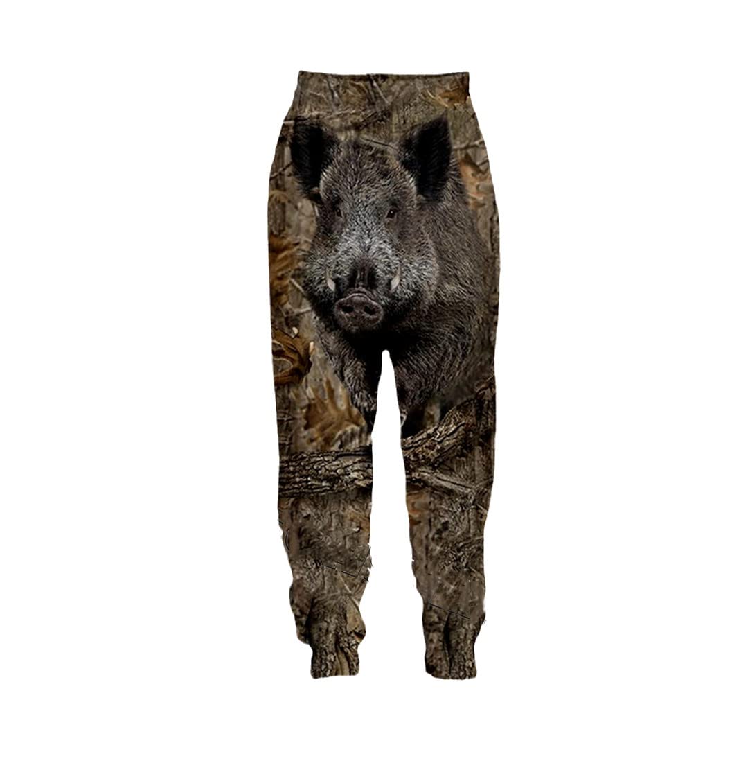 Pantalon Harajuku motif animal 3D pour un look urbain décontracté