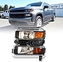 AUTOWIKI Headlights Assembly for 2019 2020 2021 Chevy Silverado 1500 High Low Beam Projector Headlight, 2022 Chevrolet Silverado 1500 LTD Head Lights Front Head Lamps Passenger Right Side 1Pcs