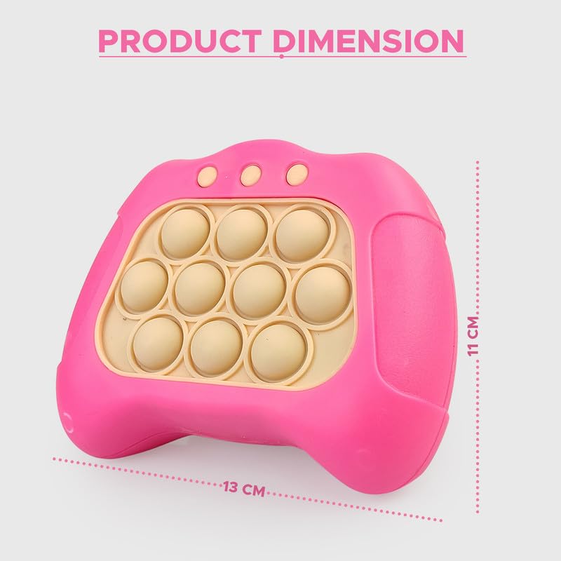 Image of NHR Pop It Intelligence Game Toy with Light & Sound for Kids, Pop It Bubble Push Game, Pop It Game Toy, Pop It Toy, Pop It Musical Toy,Fast Push Popit Multi Level Pop It Toy (Green)