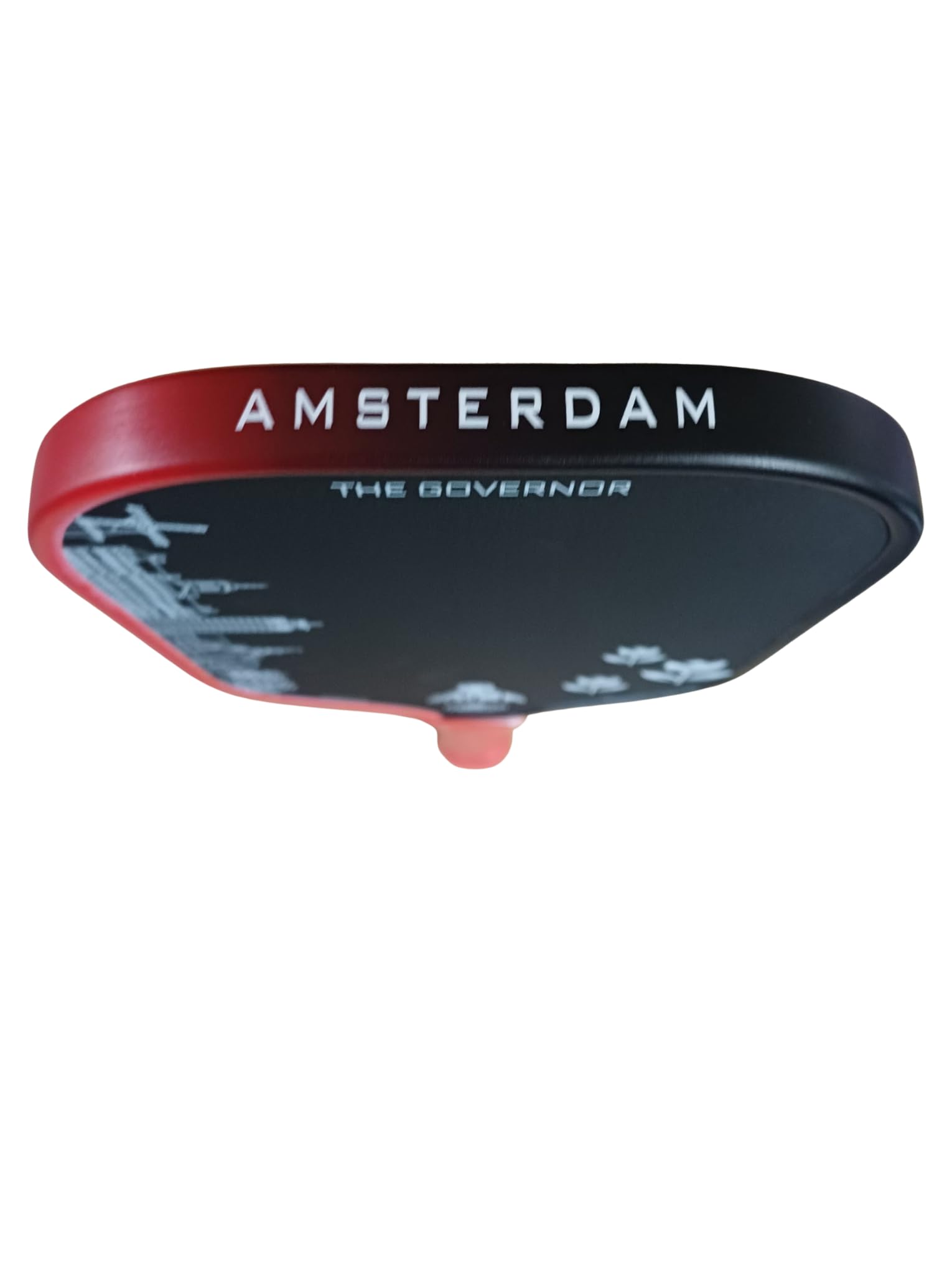 Rakieta Pickleball Governor Amsterdam Edition, certyfikat USAP, 42 x 18 cm, uchwyt 14 cm, włókno surowe + włókno szklane, 237-245 g, rakieta z rdzeniem o strukturze plastra miodu 16 mm