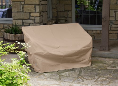 Koverroos Weathermax 44202 4-Feet Bench/Glider Cover, 51-Inch Width By 26-Inch Diameter By 35-Inch Height, Toast #TOP3