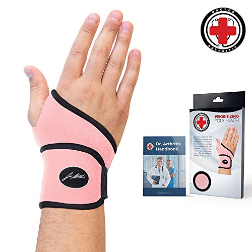 Doctor Developed Premium Ladies Pink Wrist Support/Wrist Strap/Wrist Brace/Hand Support [Single]& Doctor Written