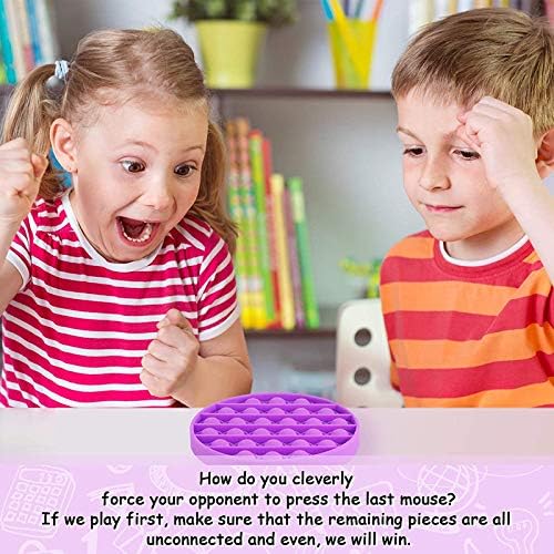 Push Pop Pop Bubble Sensory Fidget Toy,LAFUN Silicone Stress Reliever Autism Special Needs Toys,Squeeze Sensory Toy Anti-Anxiety Tools Help Restore Emotions for The Old and The Young(Pineapple,Yellow)