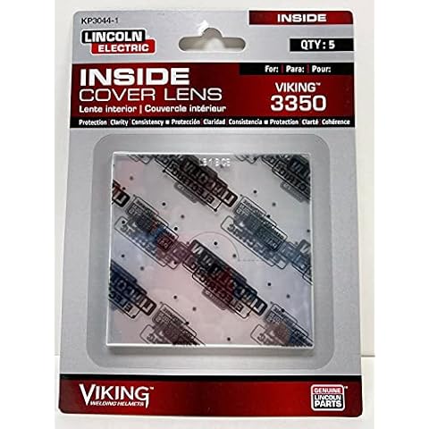 GSParts 5/Pack for Lincoln Electric KP3044-1 VIKING 3350 Series Inside Clear Cover Lens Cover