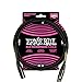 Ernie Ball Braided XLR Mircrophone Cable, 5ft, Black (P06390)