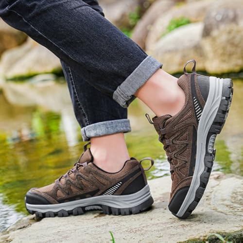 Men’s Outdoor Hiking Shoes Non-Slip Trekking Shoes for Hiking Travel Casual Wear Stylish Lightweight Sports Walking Shoes for Comfort4