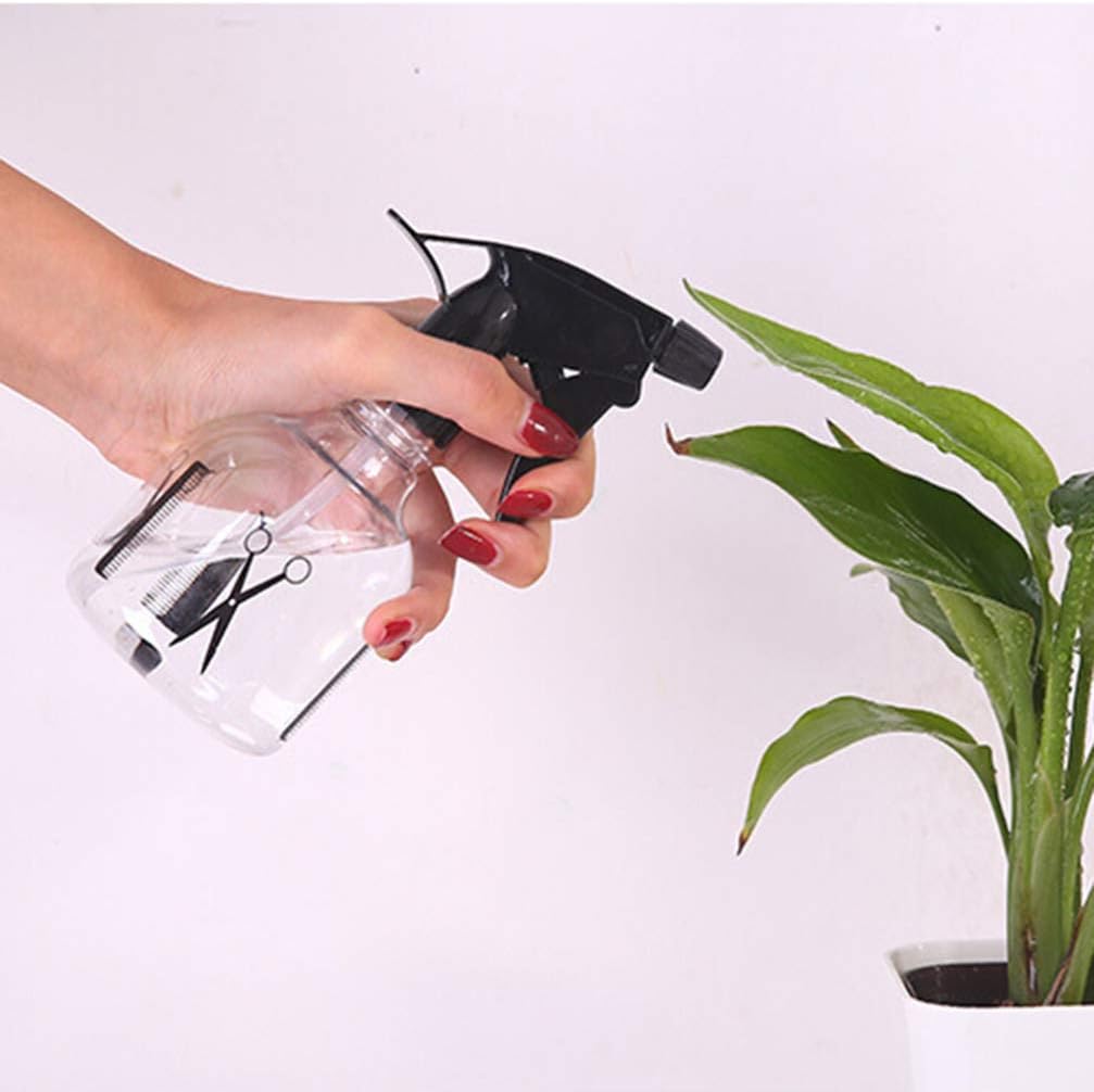 メーカー公式 Frcolor スプレーボトル 霧吹き 500ml 透明 詰め替え容器 プラスチック ヘアサロン 理髪用 園芸 植物水やり用 5本 ノズルカラーランダム Www Tonna Com