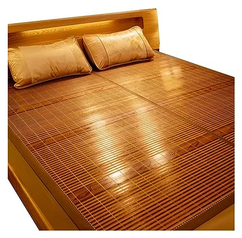 CHUNXVLI Alfombrilla De Enfriamiento Estera De Dormir Verano Colchón Enfriamiento Bambú Plegable Doble Cara Transpirable para El Hogar para Dormitorio(1.2 * 1.95M/34 * 76in)