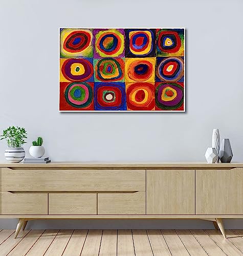 Image of Tamatina Modern Art Canvas Painting | The Spiral Universe | Abstract Art Unframed painting for Home decor|size - 13X9 Inches.n281