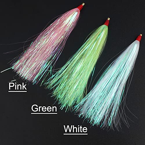 Agool FLASH FISHING TEASERS Fishing Teasers -12/18Pcs Squid Teaser Fishing Mylar Flash Fishing Teaser Tail Fishing Teaser thumb #4