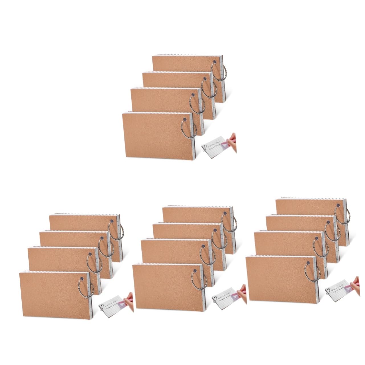 TEHAUX 16stücke Liniert Karteikarten Mit Praktische Notizkarten Für Studierende Beidseitig Liniert Robuste Flashcards Zum Lernen Für Vorträge Und Notizen Weißer Hintergrund