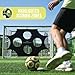 PodiuMax Soccer Goal Target Net with 10 Scoring Zones, Compatible with All 8'x6'/ 12'x6'/ 14'x7' Soccer Goals