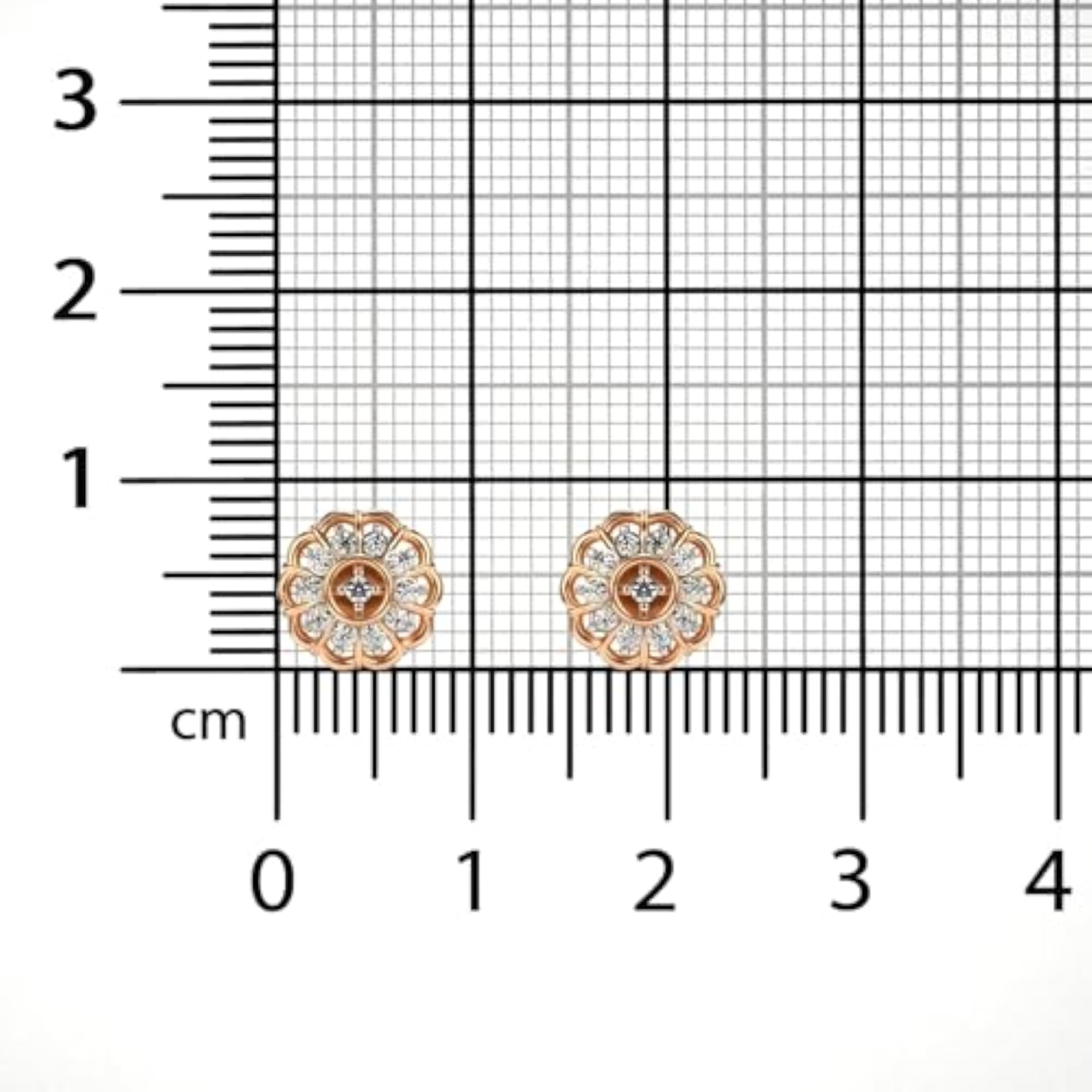 Women's Sterling Silver & Lab Grown Diamond Earring, Stylish & Elegant