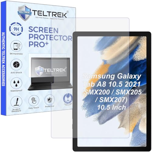 Image of Screen Guard Compatible With Samsung Galaxy Tab A8 2021 (10.5 Inch Tablet SMX200 /SMX205 /SMX207) Flexible Fiber Screenguard Not a Tempered Glass Screen Protector