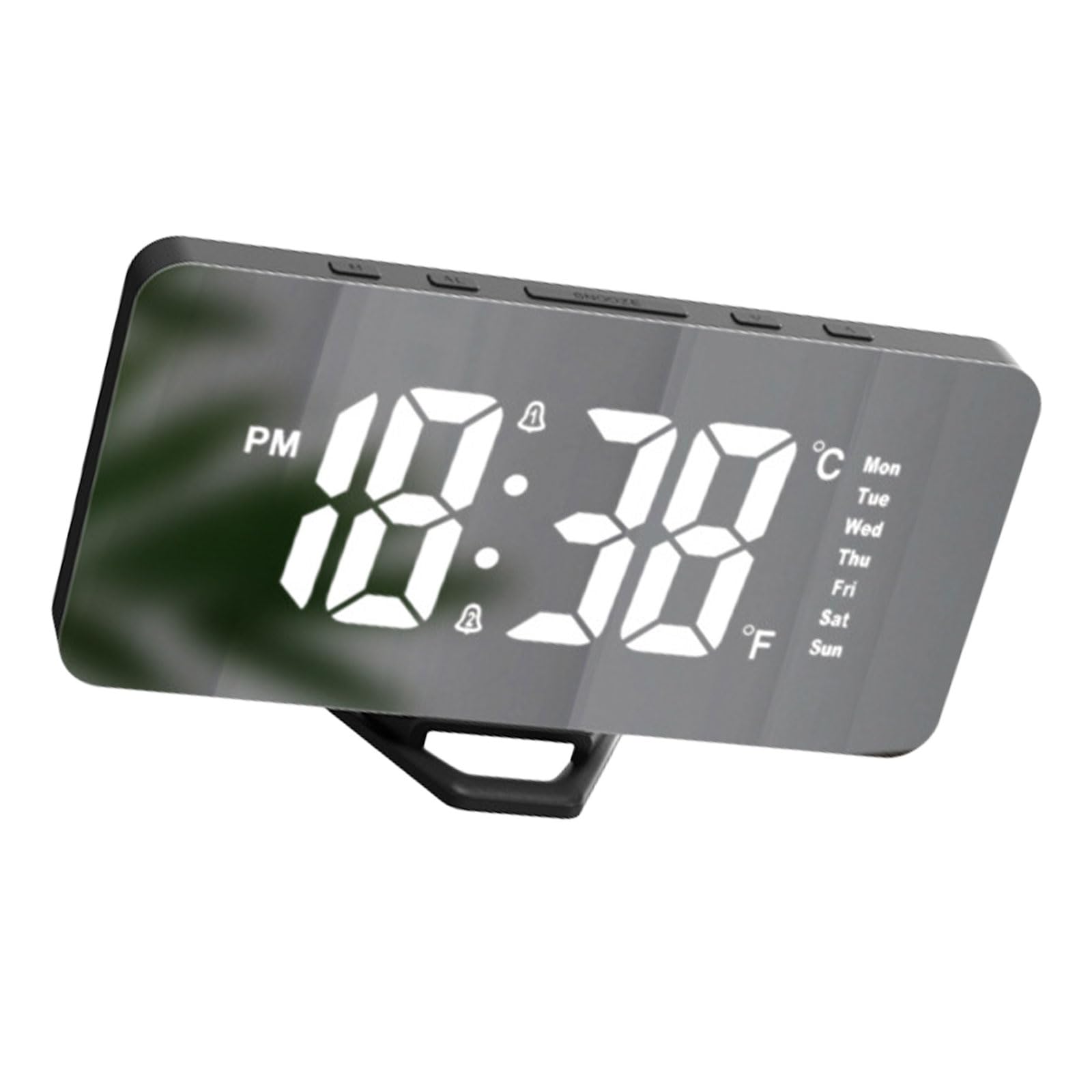 Kalttoy Contemporary LED Digital Clock with Temperature, Snoozes Function for Daily Routine Digital Alarm Clock Number Bedsides