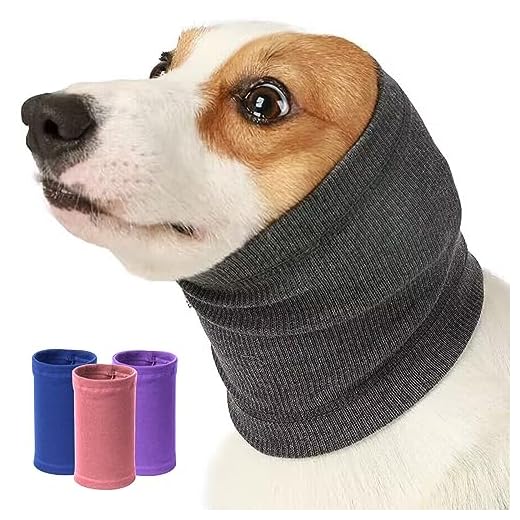 Nanaki Dog Calming Hoodie Head Cover Sleeves - Quiet Ear Covers Hood for Noise, The Grooming and Force Drying Head Protection for Anxiety Relief and Calming Dog Neck and Ear Warmer