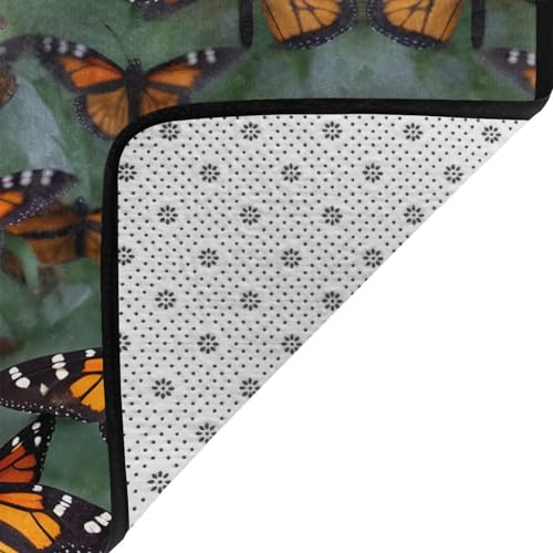 Tapis papillon monarque pour créer un cocon doux dans le salon