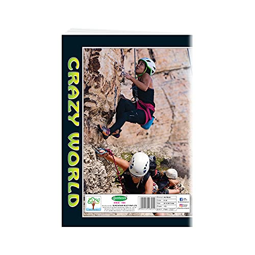 Image of Sundaram Crazy World A /4 Book - 172 Pages Single Lined Notebook (Pack of 6) A4 Notebook