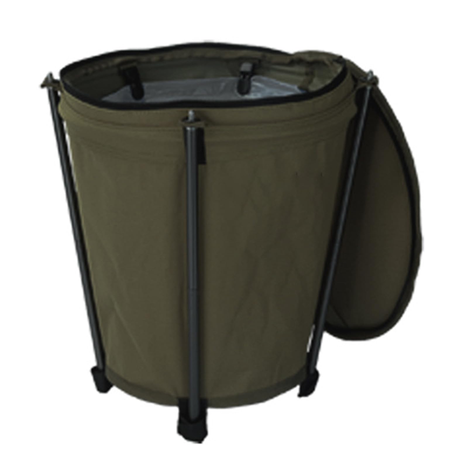 Bolsa de desechos de jardín reutilizable y bote de basura para acampar de material duradero