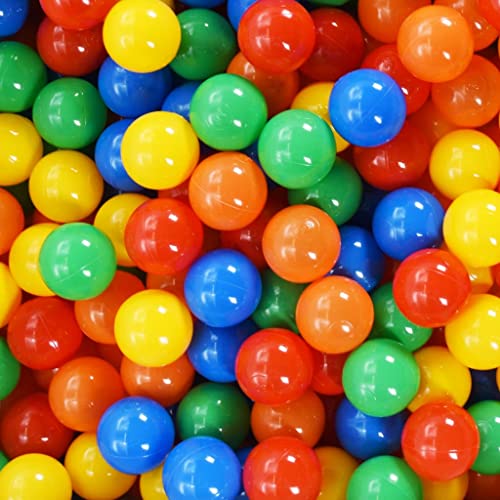 vidaXL 1000x Bolas de Colores para Piscina de Bebé Aseo Lavabo Casa Regalo Cumpleaños Baño Doméstico Niños Pelota Cuarto Hogar Juguete
