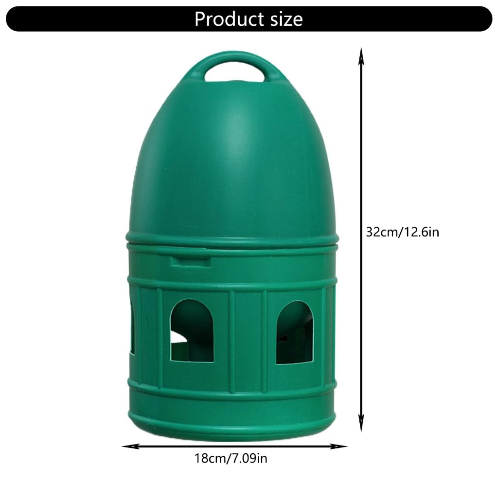 Abbeveratoio automatico per piccioni per casa e giardino, uso agricolo, grande capacità, facile da appendere e 3L/5L