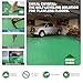 Epoxy Colored Sand Floor Paint for Concrete (105 Fl Oz),Self-leveling Epoxy Floor Paint - Easy Pour & Roll Application to Waterproof & Renew Garage,Porch,Basements,Patios,Outdoor(Green,Net Content 5KG)