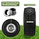 Soiiw 2 Pack 15x6.00-6 Reifen und Rad Vorderreifen für John Deere Handwerker Husqvarna Rasenmäher 3 Zoll Zentrierte Nabenbohrung ID 3/4 Zoll Naturkautschuk 4 Lagen mit Rohr 400 lbs Kapazität