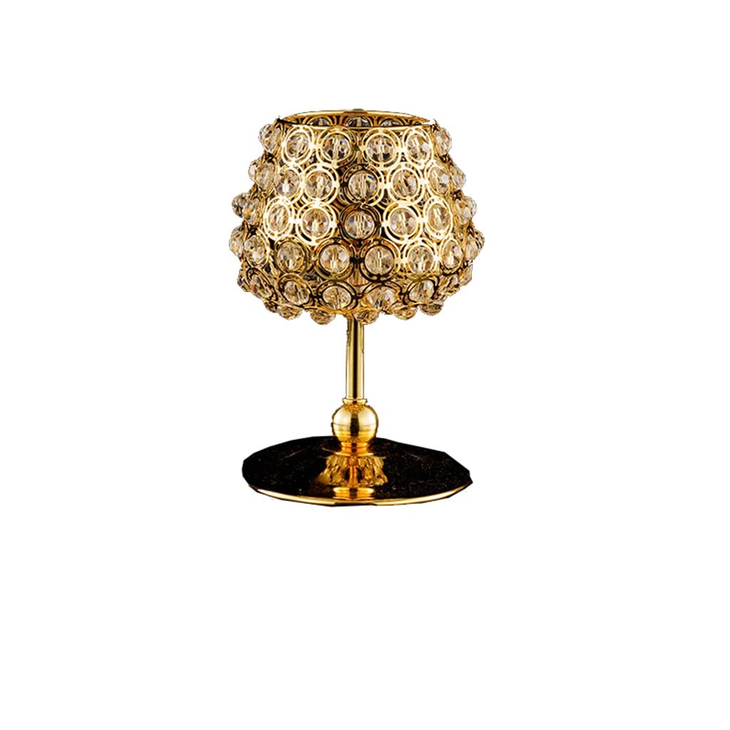 HTTGDGDH European Type Electroplated Iron Art Candle Table Wedding Props Retro Creative Ornaments,D-11 * 11 * 18cm