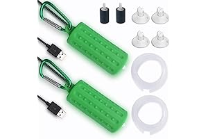 2-Pack USB Rechargeable Air Pump for Aquariums