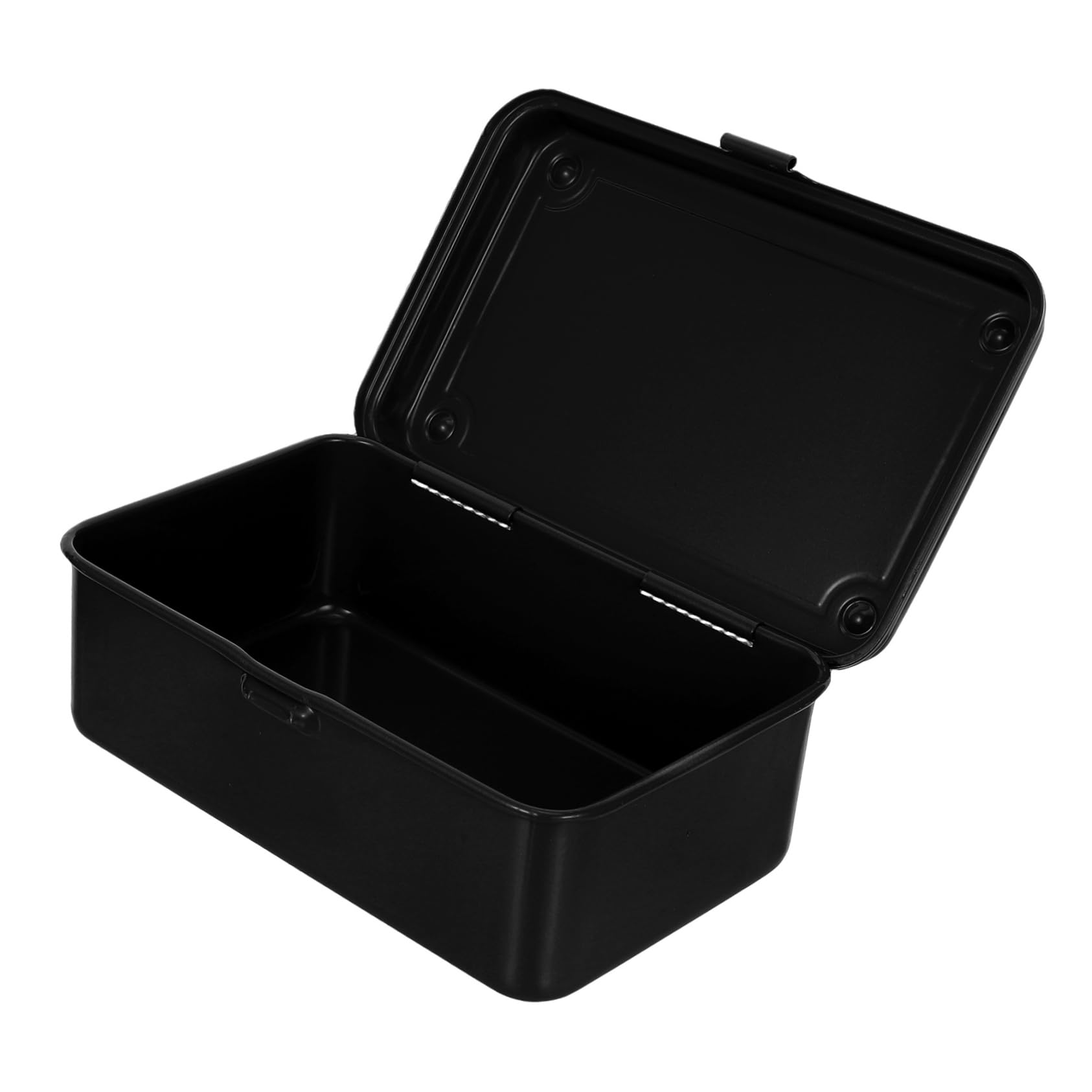 SHINEOFI Cassetta Degli Attrezzi in Metallo Coperchio Piccola Scatola Portautensili in Ferro Resistente Per Riparazioni Domestiche e Auto Organizer Essenziale Per Casa e Officina