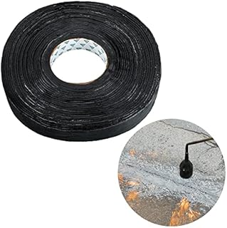 50ft Driveway Crack Filler Asphalt Tape,Crack Sealer High Adhesion Waterproof and Anti Corrosive Filler Strip for Filling Asphalt and Concrete Cracks or Expansion Joints (1.2 Inch x 50 Feet)